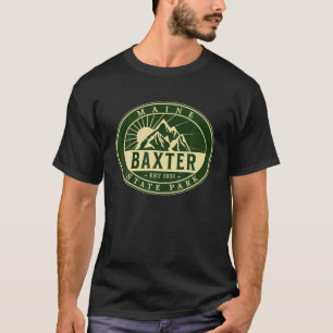 T-shirt Baxter State Park Maine Nature Randonnée en plein