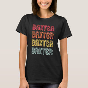 T-shirt Baxter Surnom Retro Vintage 80s Anniversaire Reuni