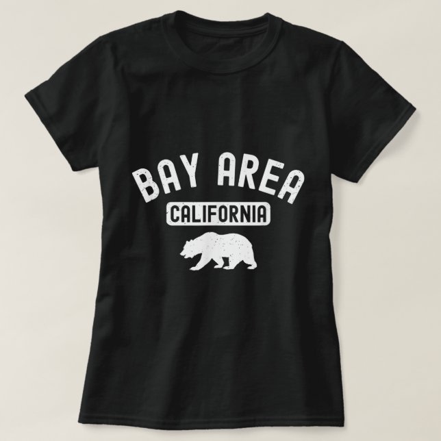T-shirt Bay Area San Francisco Oakland Berkeley California (Design devant)