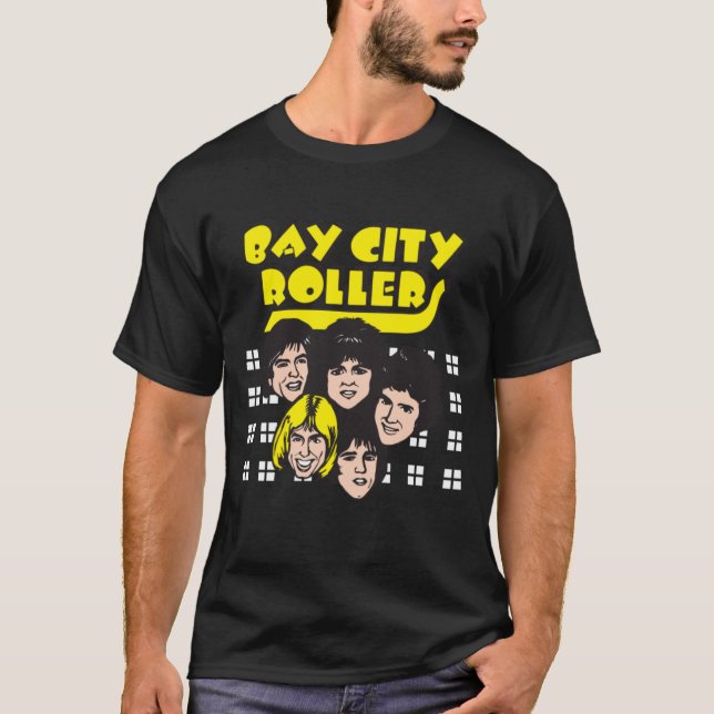 T-shirt Bay City Rollers (Devant)
