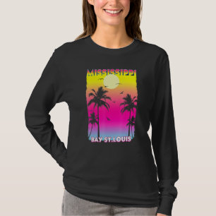 T-shirt Bay St Louis Mississippi Ms Summer Coucher Vintage
