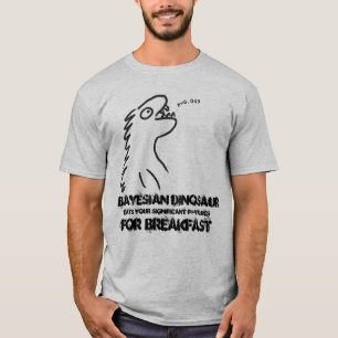 T-shirt bayésien de dinosaure pour des