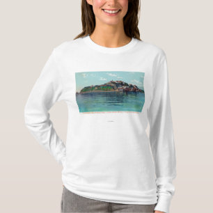 T-shirt Bayview d'île et de prison d'Alcatraz