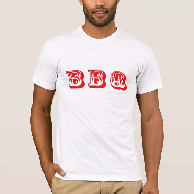 T-shirt BBBQ pour hommes (Devant)