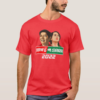 T-shirt BBM Sara 2022 Président Duterte Inday Red Bong Mar