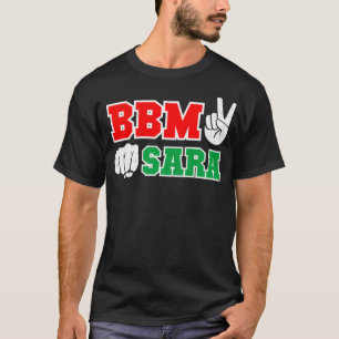 T-shirt BBM Sara Red Bong Marcos Duterte Inday 2022 Prési