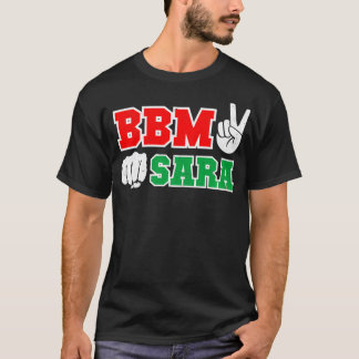 T-shirt BBM Sara Red Bong Marcos Duterte Inday 2022 Présid