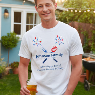 T-shirt BBQ de la fête du 4 juillet patriotique America 25