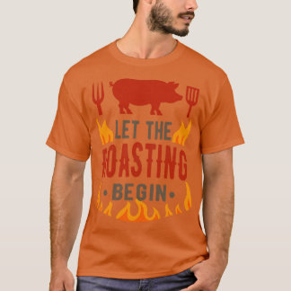 T-shirt BBQ Drôle Dit Barbecue Grillades
