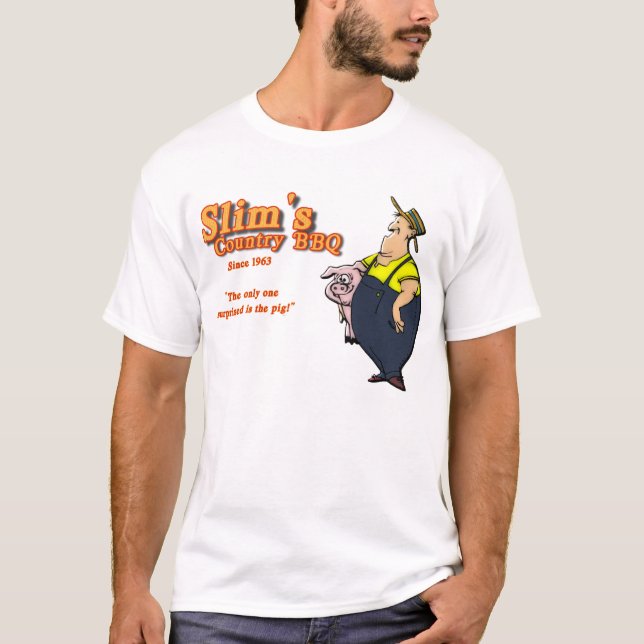 T-shirt BBQ mince (Devant)