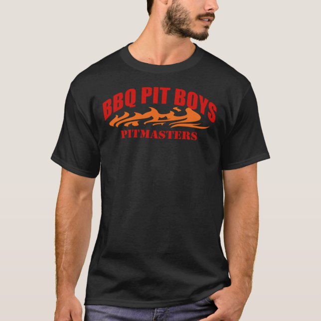 T-shirt Bbq Pit Boys Pitmasters Officiel Logohellip Hot Fi (Devant)