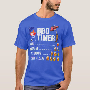 T-shirt BBQ Timer Funny Barbecue Master Grill Pun Grilling
