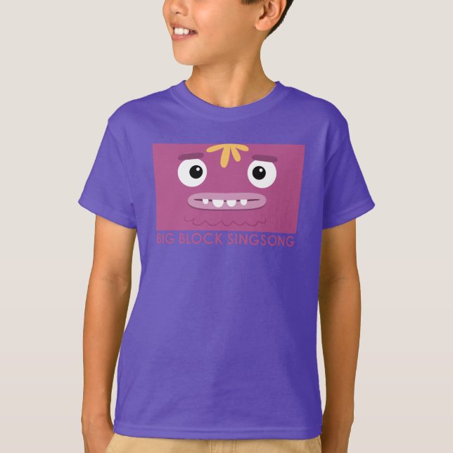 T-Shirt BBSS Différent Violet pour Enfants (Devant)
