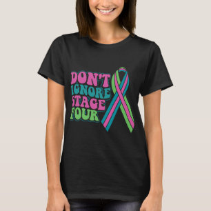 T-shirt BC Cancer du sein métastatique Ne pas ignorer la q