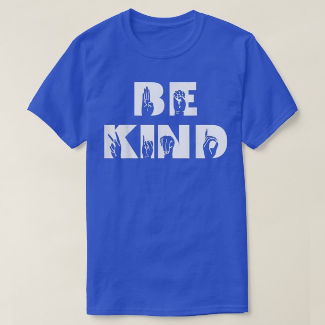T-shirt Be enfant Sign Language Deaf Awareness ASL (Design devant)