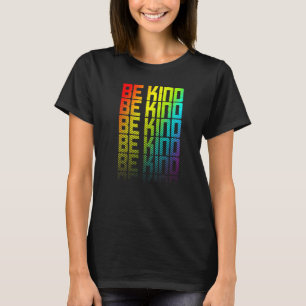 T-shirt Be Genre Lgbtq+ Arc-en-ciel Gay pride Texte Fade G