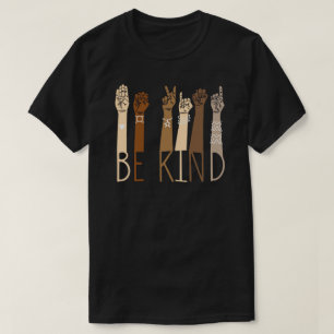 T-shirt Be Kind Sign Language