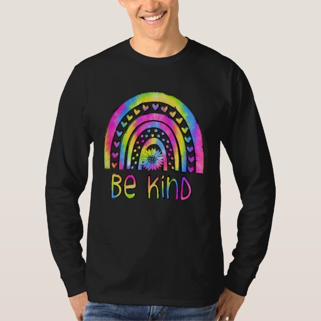 T-shirt Be Kind Tie Dye Rainbow Choose Kindness Autism Awa (Devant)