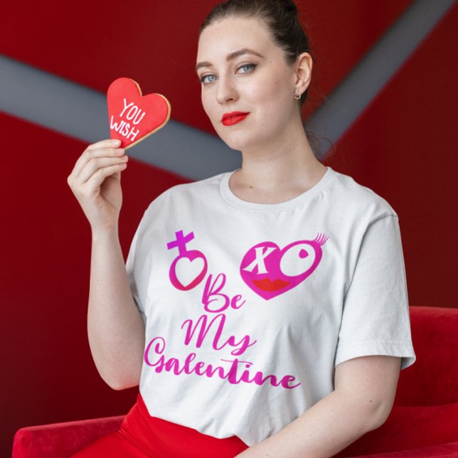 T-shirt Be My Galentine XO Heart & Sign Women's (Be My Galentine XO Heart & Sign Women's T-Shirt)