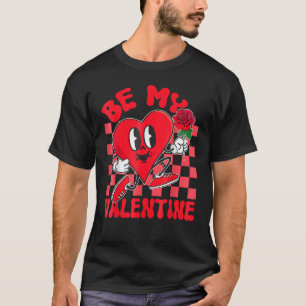 T-shirt Be My Valentine Cute Bumble Be Valentine's Day Red