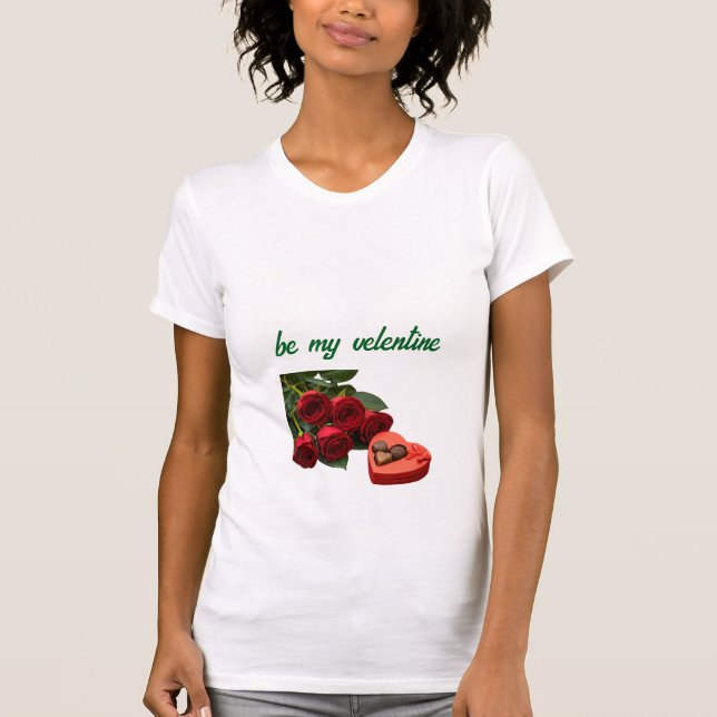 T-shirt Be My Valentine : Love in the Air" (Devant)