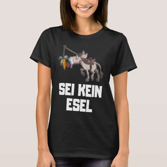 T-shirt Be no don't be a Donkey finance stock exchange tra (Devant)