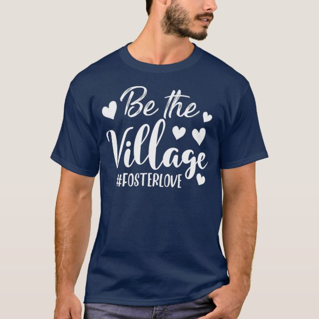 T-shirt Be Village Foster Loster Foster Care Foster Maman (Devant)