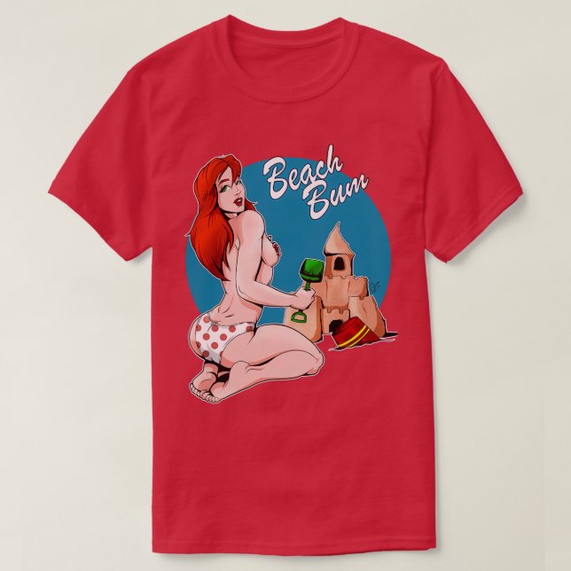 T-shirt Beach Bum (Design devant)