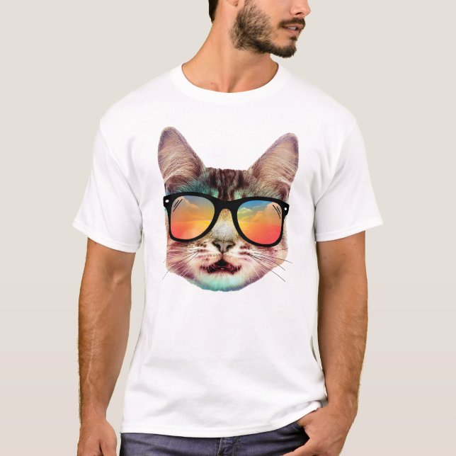 T-shirt Beach cat (Devant)