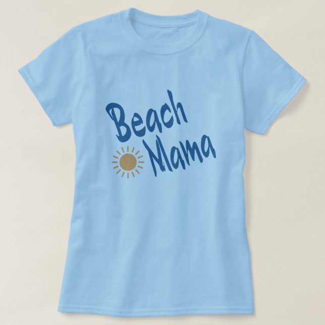 T-shirt Beach Mama (Design devant)
