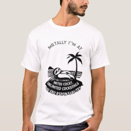 T-shirt Beach Retro | Conception de fentes et de c