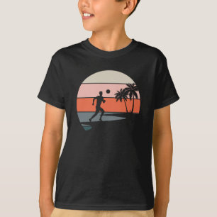 T-shirt Beach Soccer Sport Retro Cadeau Vintage