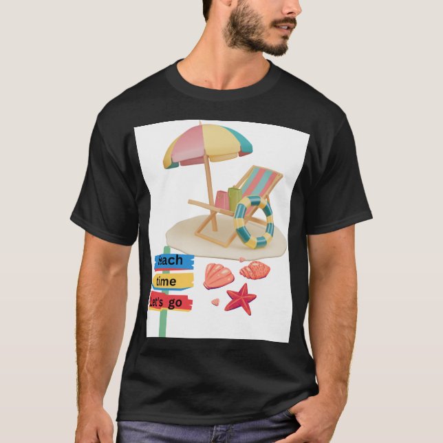 T-shirt Beach Time (Devant)