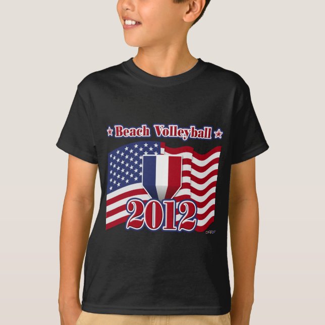 T-shirt Beach Volleyball 2012 (Devant)