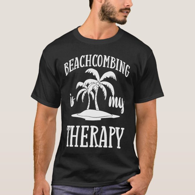 T-shirt Beachcombing Sea Glass Beach Shelling (Devant)