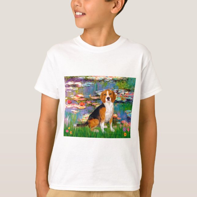 T-shirt Beagle 7 - Lys 2 (Devant)