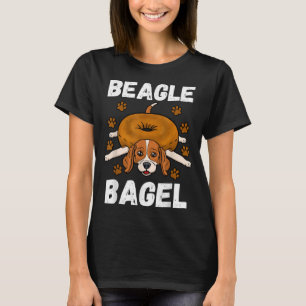 T-shirt Beagle Bagel Baker Roll Lover Blé Juif Pain D
