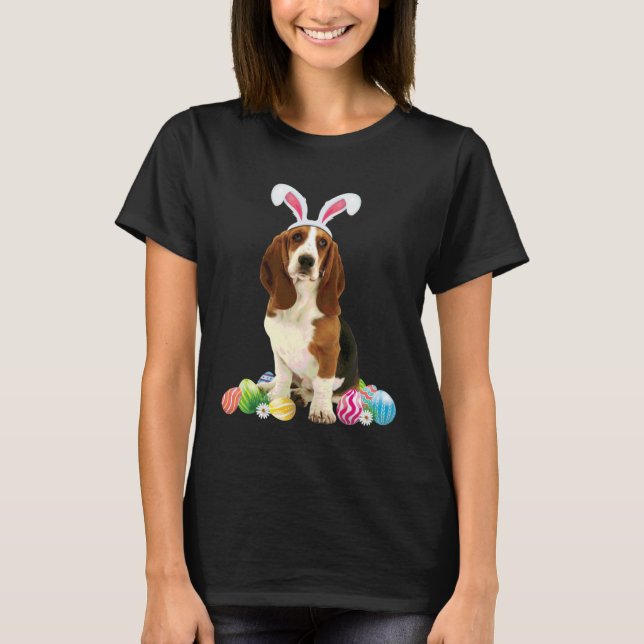 T-shirt Beagle Bunny Easter Egg Hunt Beagle Dog Owner (Devant)