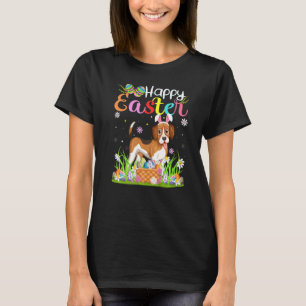 T-shirt Beagle Chien Bunny Egg Chasse Beagle Joyeux Pâques