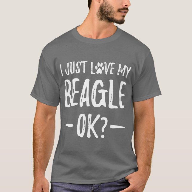 T-shirt Beagle Chien Chien Maman cadeau ami (Devant)