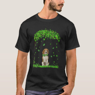 T-shirt Beagle chien Shamrock vert irlandais St patrick Cl
