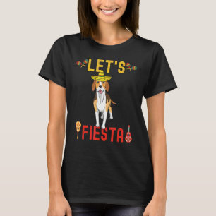 T-shirt Beagle Cinco De Mayo Sombrero Beagle Dog Lets Des