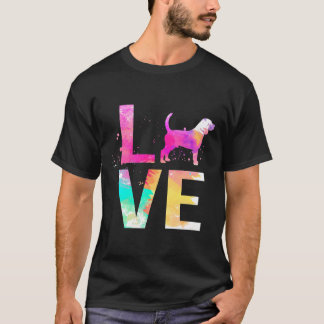 T-shirt Beagle coloré Chien Maman Cadeaux Beagle