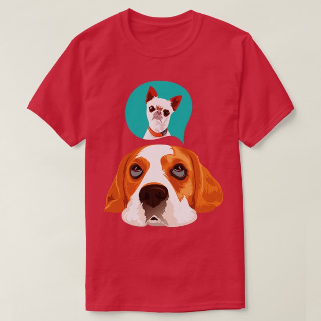 T-shirt Beagle de chien (Design devant)