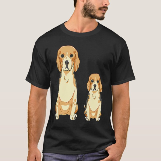 T-shirt Beagle dog  1 (Devant)