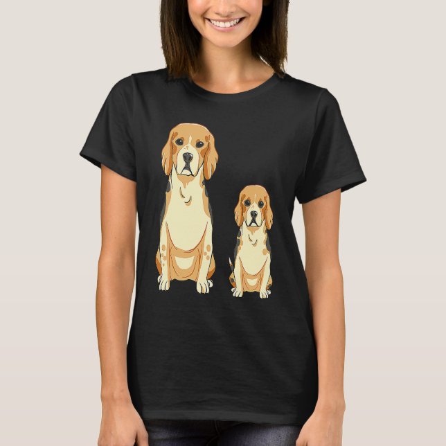 T-shirt Beagle dog  1 (Devant)