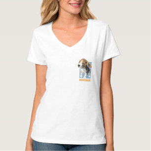 T-shirt Beagle du jour ensoleillé
