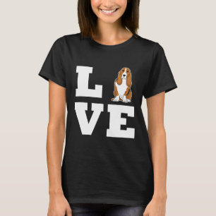 T-shirt Beagle-I Love Basset Hound