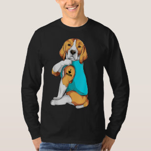 T-shirt Beagle I Love Maman Vêtements, Chien Maman Dons FE