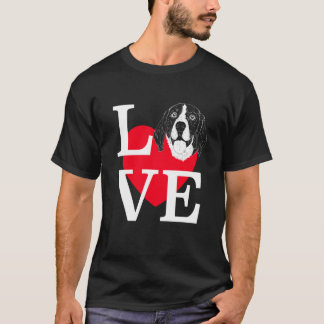 T-shirt Beagle Love Cute coeur Beagle